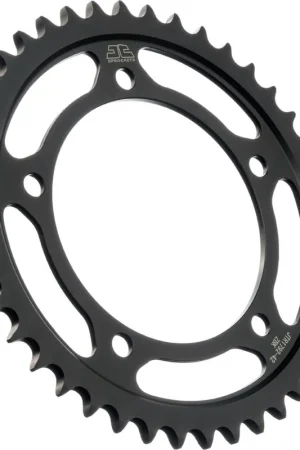 JT SPROCKETS - REAR STEEL 42T BL, 525 - Sprockets - BLACK ZINC FINISH Laatste Kans